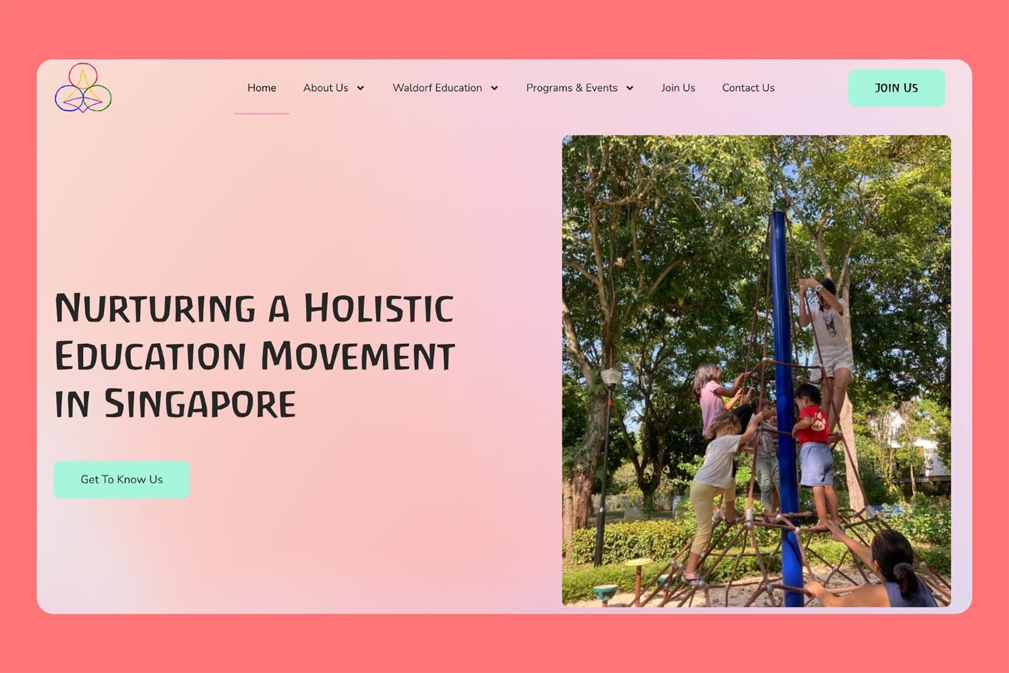 Waldorf Steiner Singapore homepage school website